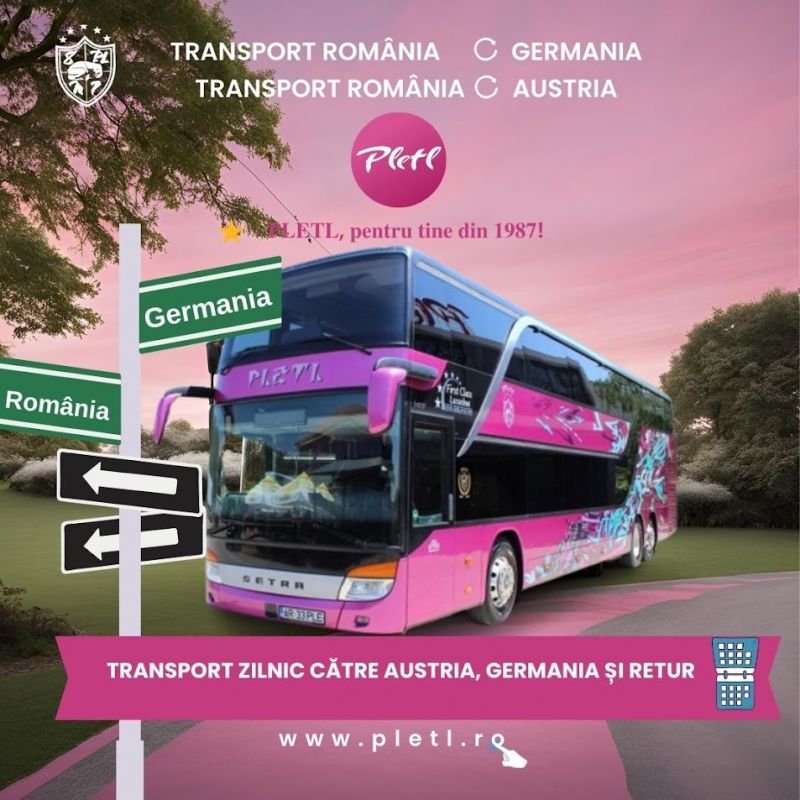 Transport zilnic Austria, Germania si retur